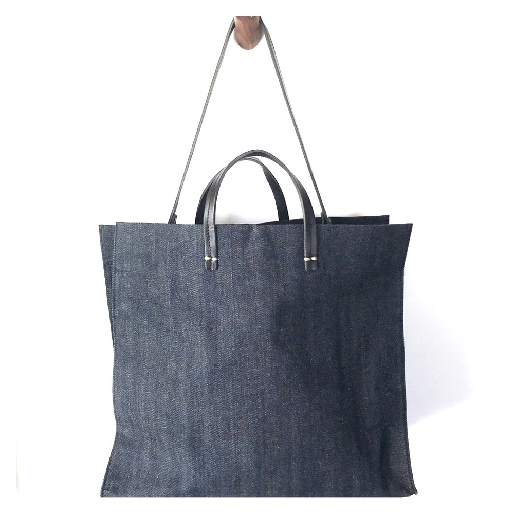 Clare V. Denim Simple Tote